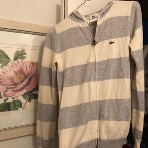 Lacoste zipper hoodie